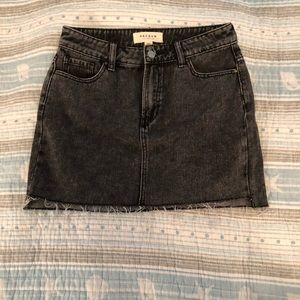 Pa sun black denim skirt